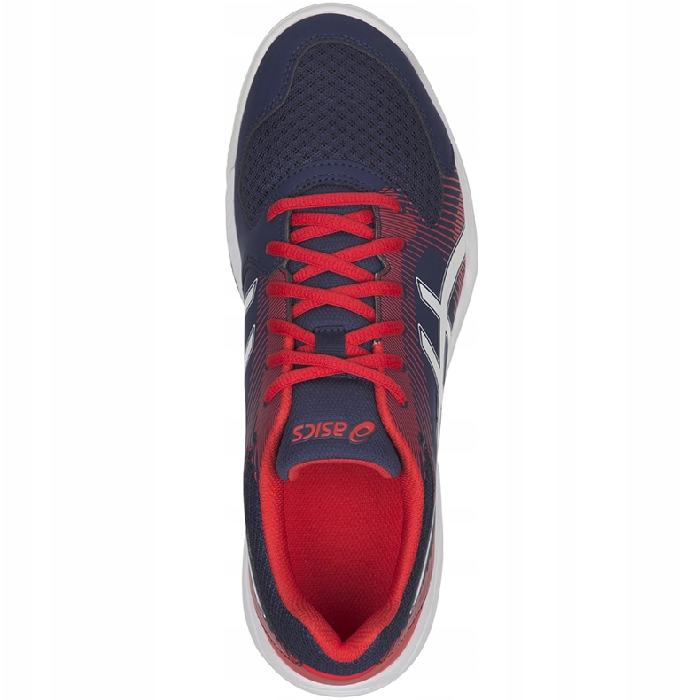 Asics Gel-Task bleu-rouge B704Y 400 chaussures de volley-ball pour hommes bleu marine multicolore bleu marine 1