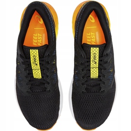 Chaussures de course pour hommes Asics Roadhawk Ff 2 noir et orange 1011A136 005 1