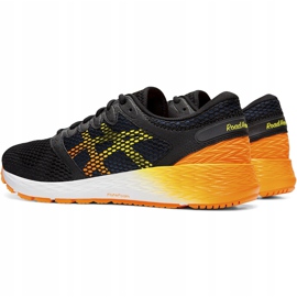 Chaussures de course pour hommes Asics Roadhawk Ff 2 noir et orange 1011A136 005 le noir 4