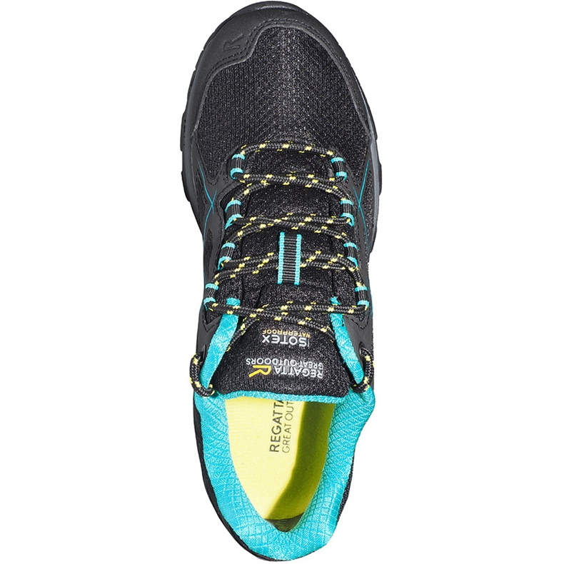 Chaussures femme Regatta Wms Kota Low noir et bleu RWF489 41QF gris 1