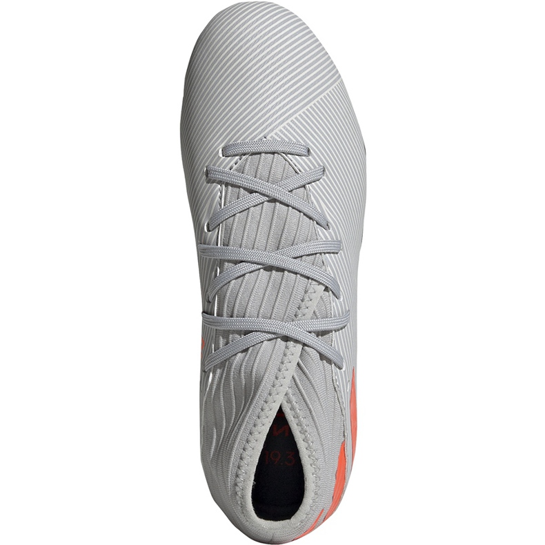 Adidas Nemeziz 19.3 Fg Jr gris chaussures de football EF8302 multicolore 1 Adidas Nemeziz 19.3 Fg Jr gris chaussures de football EF8302 multicolore 1