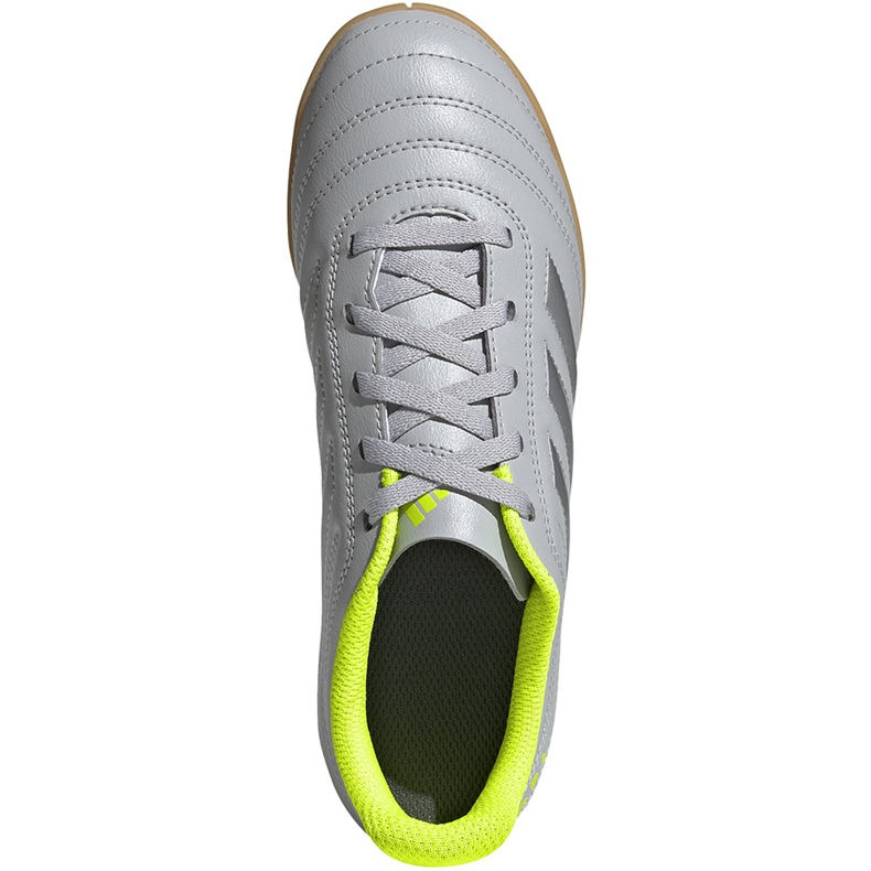 Chaussures de foot Adidas Copa 20.4 In Jr EF8354 gris argent 1