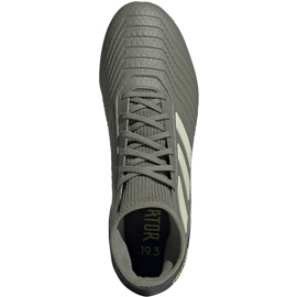 Chaussures de foot Adidas Predator 19.3 Fg EF8208 gris gris 1