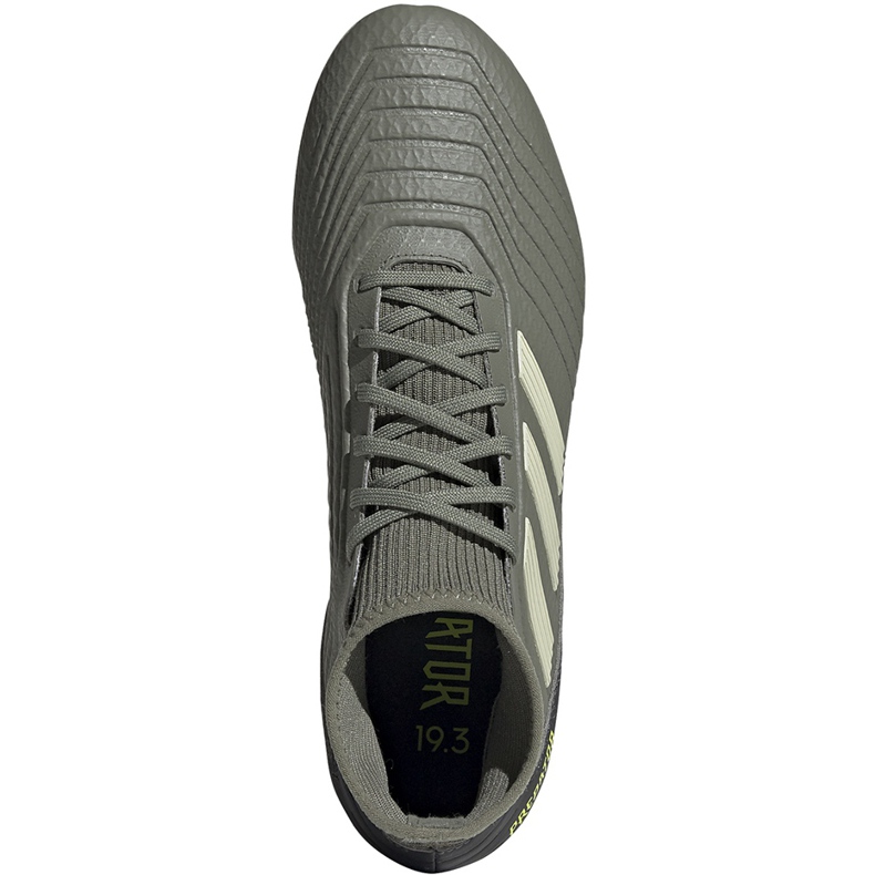 Chaussures de foot Adidas Predator 19.3 Fg EF8208 gris gris 1 Chaussures de foot Adidas Predator 19.3 Fg EF8208 gris gris 1
