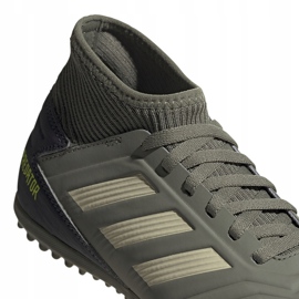 Chaussures de foot Adidas Predator 19.3 Tf Jr EF8220 vert multicolore 3