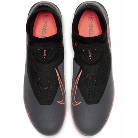 Nike Phantom Vsn Academy Df Ic AO3267 080 chaussures de football bleu le noir 1