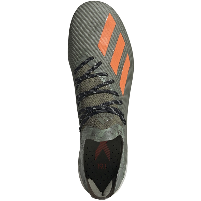 Vert adidas X 19.1 Fg chaussures de football EF8296 1