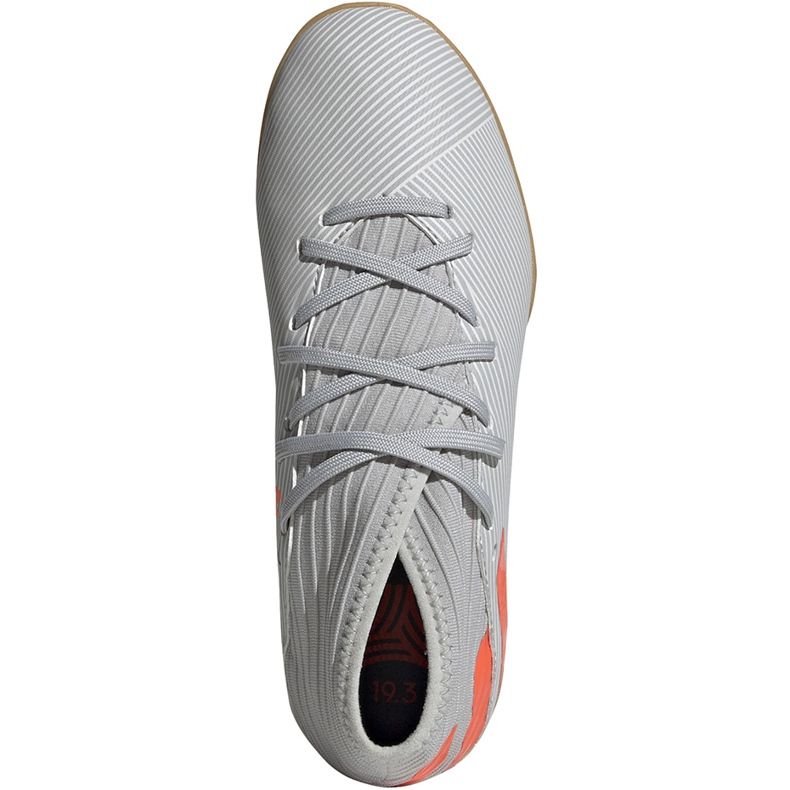 Adidas Nemeziz 19.3 In Jr gris chaussures de football EF8304 1