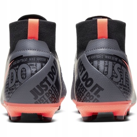 Chaussures de football Nike Phantom Vsn Academy Df FG / MG Jr AO3287 080 multicolore le noir 4