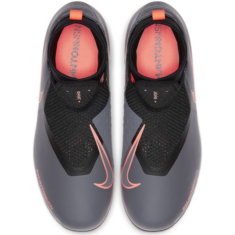 Chaussures de football Nike Phantom Vsn Academy Df FG / MG Jr AO3287 080 multicolore le noir 1