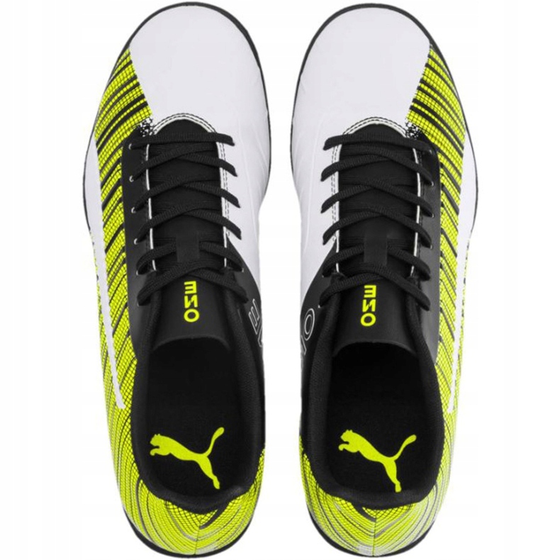 Puma One 5.4 Tt chaussures de football jaune-blanc-noir 105653 03 multicolore 1