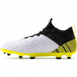 Puma One 5.3 Fg Ag chaussures de football jaune-blanc-noir 105604 03 2