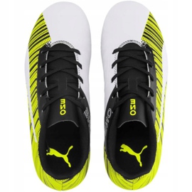 Chaussures de football Puma One 5.4 Fg Ag Junior jaune-blanc-noir 105660 03 multicolore 1