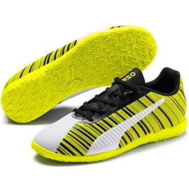 Chaussures de foot Puma One 5.4 It Junior jaune-blanc-noir 105664 04 multicolore 3