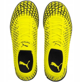 Chaussures de foot Puma Future 4.4 Tt Junior jaune-noir 105699 03 1