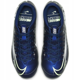 Chaussure de football Nike Mercurial Vapor 13 Academy Mds FG / MG Junior CJ0980 401 bleu marine bleu marine 1