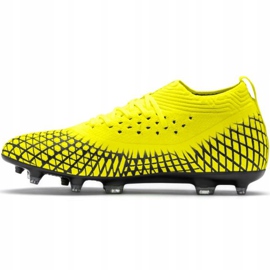 Chaussures de football Puma Future 4.2 Netfit Fg Ag jaune-noir 105611 03 2