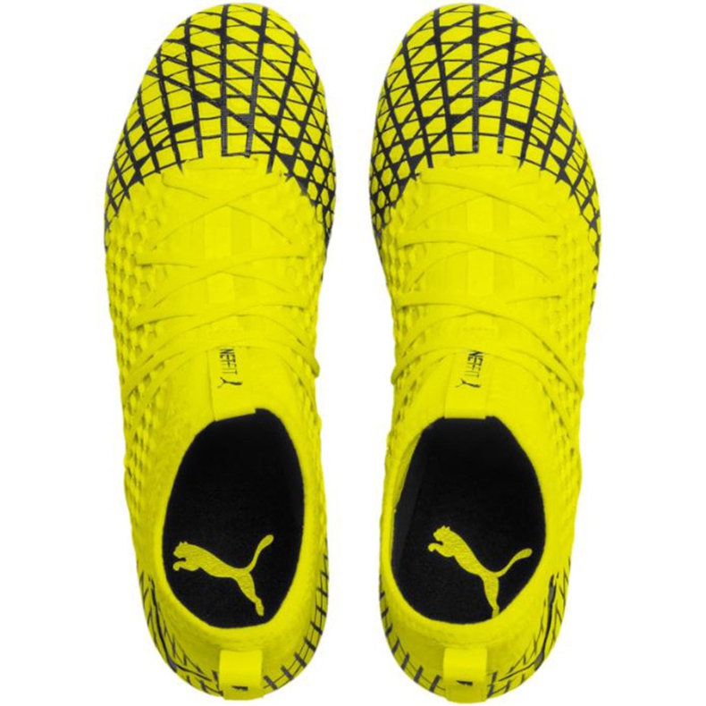 Chaussures de football Puma Future 4.3 Netfit Fg Ag jaune-noir 105612 03 multicolore 1