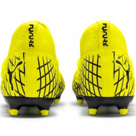 Chaussures de football Puma Future 4.3 Netfit Fg Ag jaune-noir 105612 03 multicolore 4