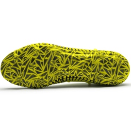 Chaussures de football Puma Future 4.1 Netfit Fg Ag jaune-noir 105579 03 4