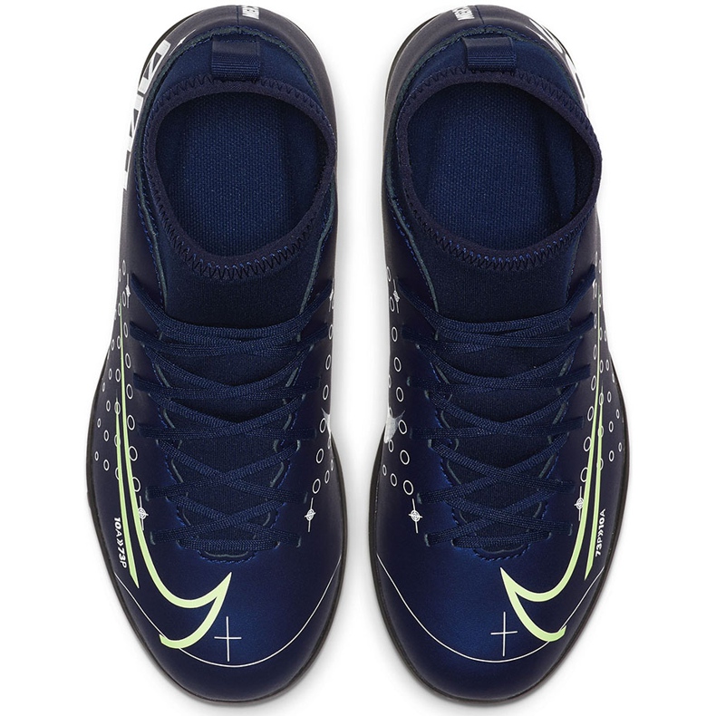 Chaussure de football Nike Mercurial Superfly 7 Club Mds Tf Junior BQ5416 401 bleu marine bleu marine 1
