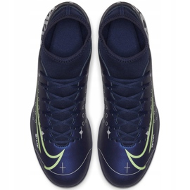 Chaussure de football Nike Mercurial Superfly 7 Club Mds FG / MG Junior BQ5418 401 bleu marine bleu 1