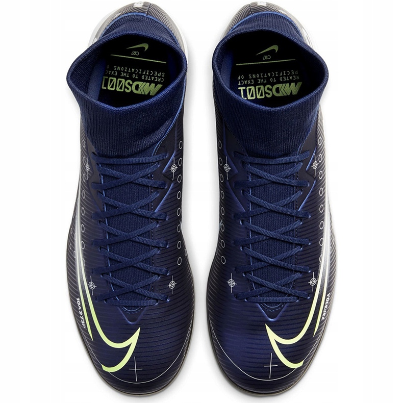 Chaussure de football Nike Mercurial Superfly 7 Academy Mds Ic BQ5430 401 bleu marin bleu marin 1