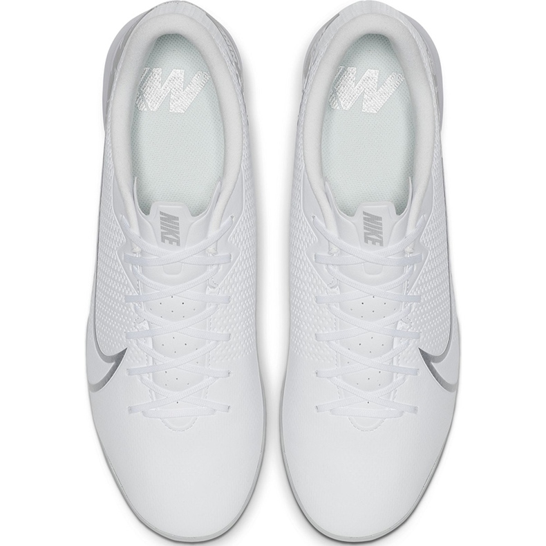 Nike Mercurial Vapor 13 Academy Ic AT7993 100 chaussures de football blanche blanche 1