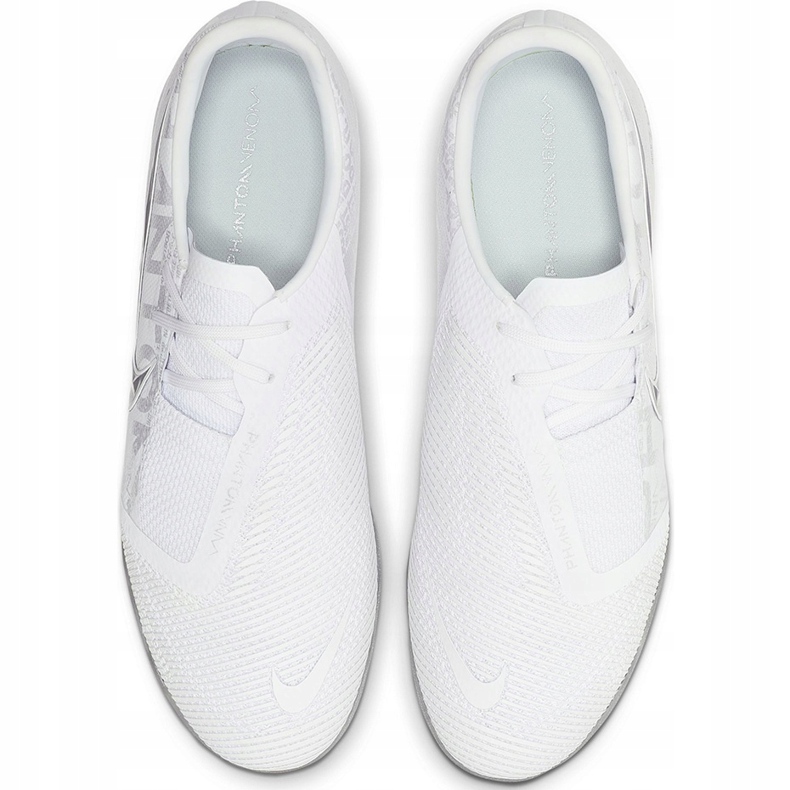 Nike Zoom Phantom Venom Pro Ic BQ7496 100 chaussures de football blanche blanche 1