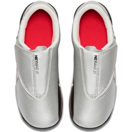 Nike Mercurial Vapor 13 Club Neymar Mg PS (V) Junior AT8164 006 chaussures de football noir gris 1