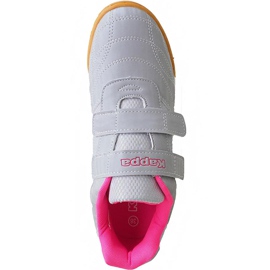 Kappa Kickoff T chaussures pour enfants argent-rose 260509T 1522 gris 1