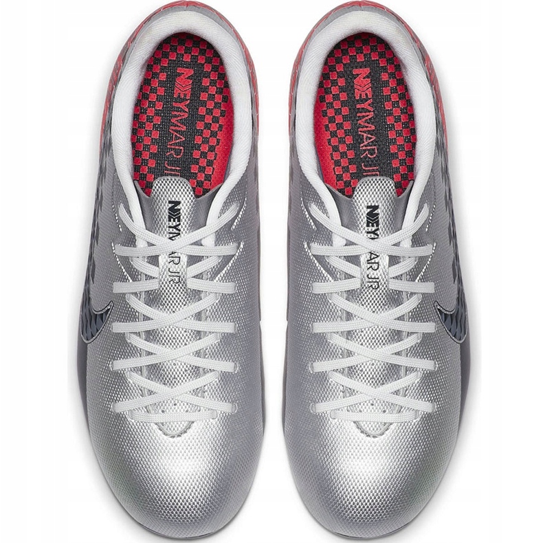 Chaussure de football Nike Mercurial Vapor 13 Academy Neymar FG / MG Junior AT8125 006 gris gris 1 Chaussure de football Nike Mercurial Vapor 13 Academy Neymar FG / MG Junior AT8125 006 gris gris 1