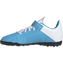 Adidas X 19.4 H&amp;L Tf Junior chaussures de football bleu EF9126 1