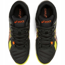 Chaussures de volley-ball pour hommes Asics Gel Beyond 5 Mt noir, jaune et orange B600N 001 1