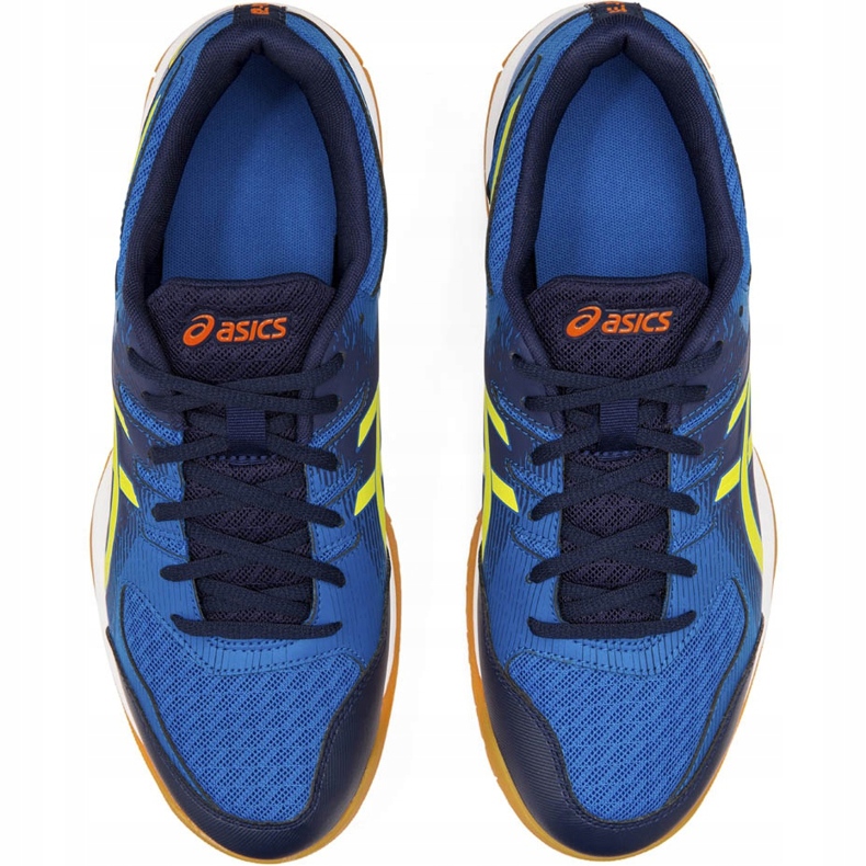 Chaussures de volley-ball Asics Gel Rocket 9 pour hommes bleu marine 1071A030 400 1