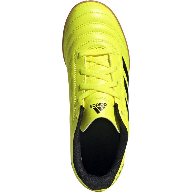 Adidas Copa 19.4 In Junior chaussures de football jaune F35451 1