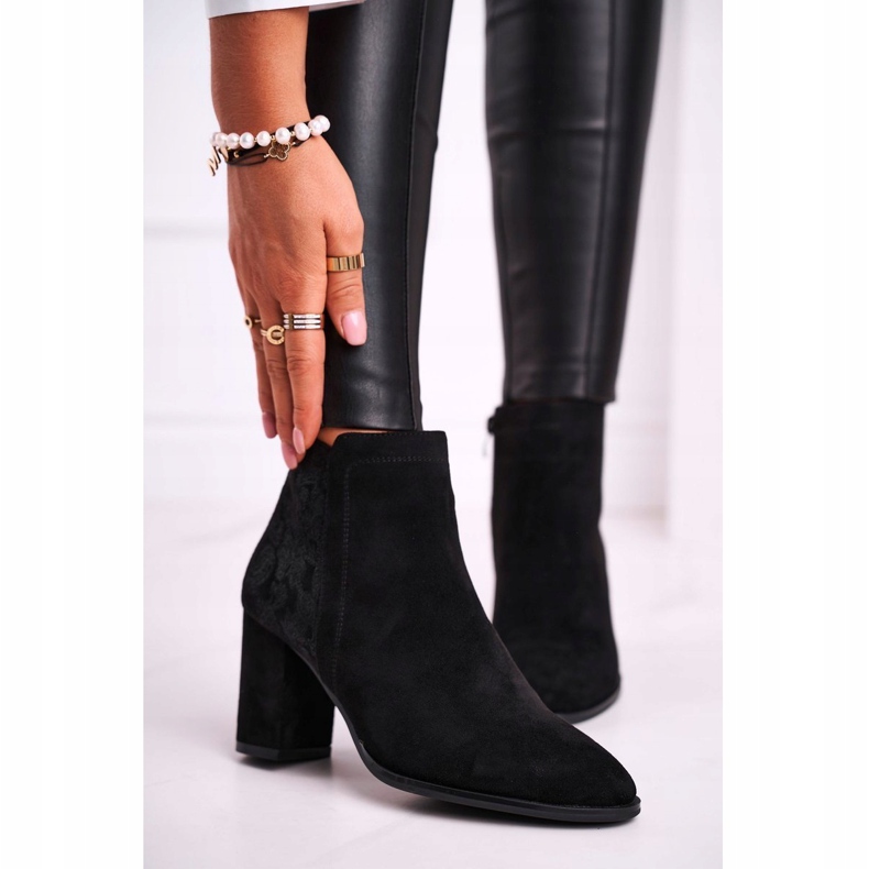 Bottes Pour Femmes À Talons Hauts Sergio Leone Noir BT508 1