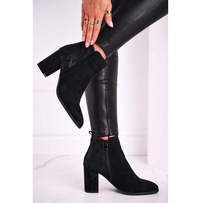 Bottes Pour Femmes À Talons Hauts Sergio Leone Noir BT508 le noir 2