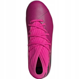 Adidas Nemeziz 19.3 In Junior chaussures de football rose F99946 1 Adidas Nemeziz 19.3 In Junior chaussures de football rose F99946 1