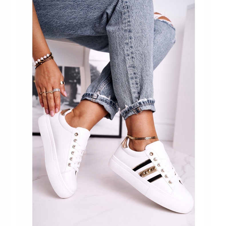 FB1 Chaussures de sport pour femmes blanches Rylee 2 FB1 Chaussures de sport pour femmes blanches Rylee 2