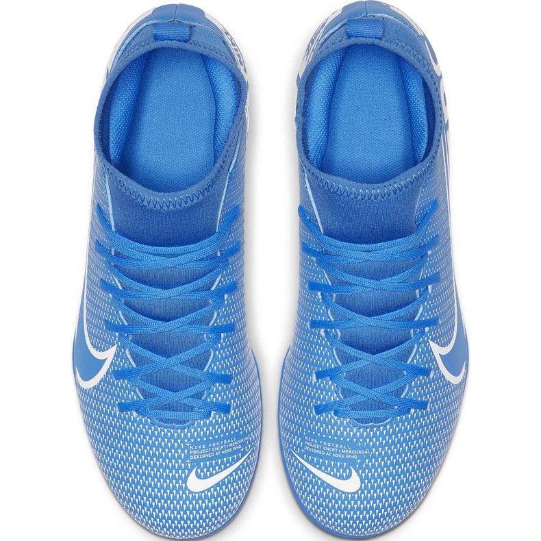 Chaussures de football Nike Mercurial Superfly 7 Club FG / MG Junior AT8150 414 bleu bleu 1 Chaussures de football Nike Mercurial Superfly 7 Club FG / MG Junior AT8150 414 bleu bleu 1