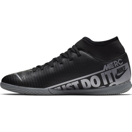 Nike Mercurial Superfly 7 Club Ic AT7979 001 chaussures de football noir noir 1