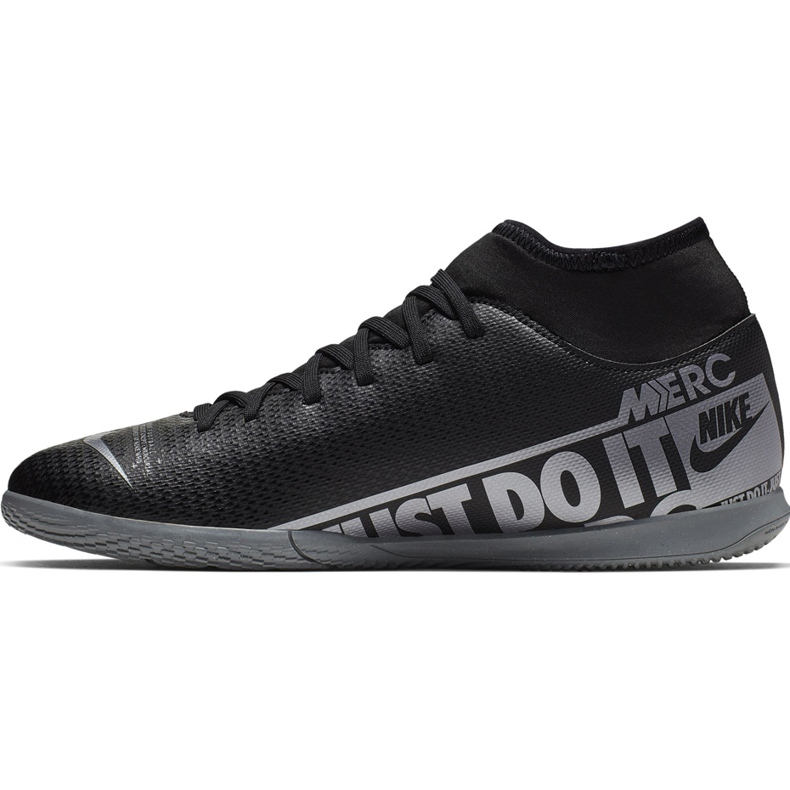 Nike Mercurial Superfly 7 Club Ic AT7979 001 chaussures de football noir noir 1