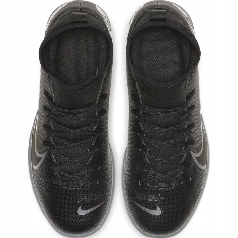Nike Mercurial Superfly 7 Club Ic Junior AT8153 001 chaussures de football noir noir 1