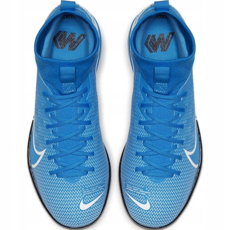 Nike Mercurial Superfly 7 Academy Ic Junior AT8135 414 chaussures de football multicolore bleu 1