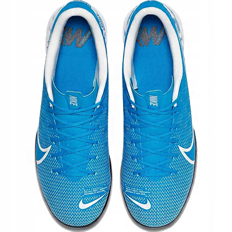 Nike Mercurial Vapor 13 Academy Ic AT7993 414 chaussures de football bleu bleu 1