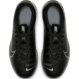 Nike Mercurial Vapor 13 Club Tf Junior AT8177 001 chaussures de football noir noir 1