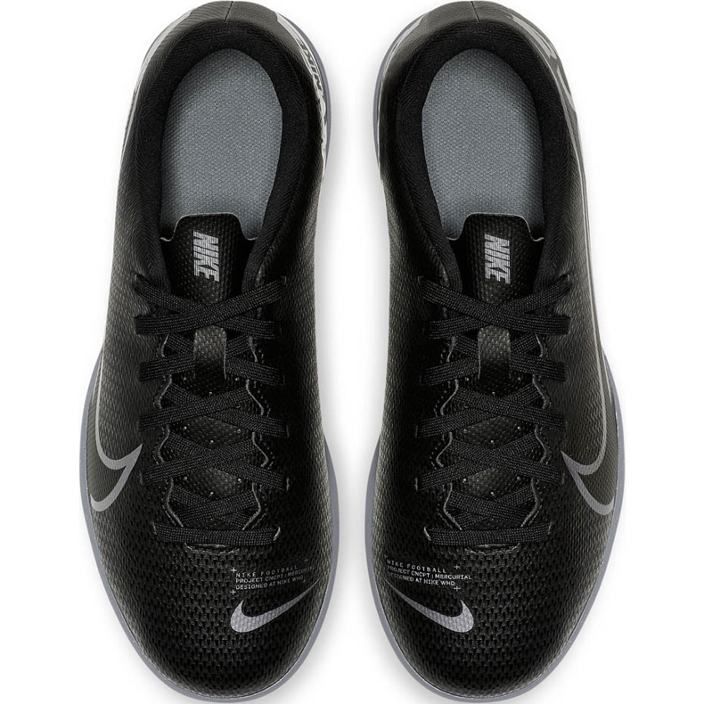 Nike Mercurial Vapor 13 Club Tf Junior AT8177 001 chaussures de football noir noir 1