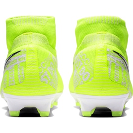 Nike Phantom Vsn Elite Df Fg AO3262 717 chaussures de football jaune jaune 4