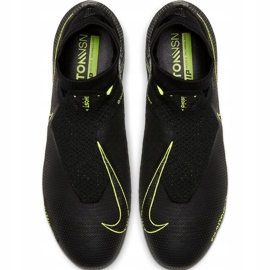 Nike Phantom Vsn Elite Df Fg AO3262 007 chaussures de football le noir le noir 1